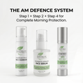 The Clinical AM Defense Trio (Cleanser + Snowmush Hydra Moisturizing Cream + Invisible SPF)