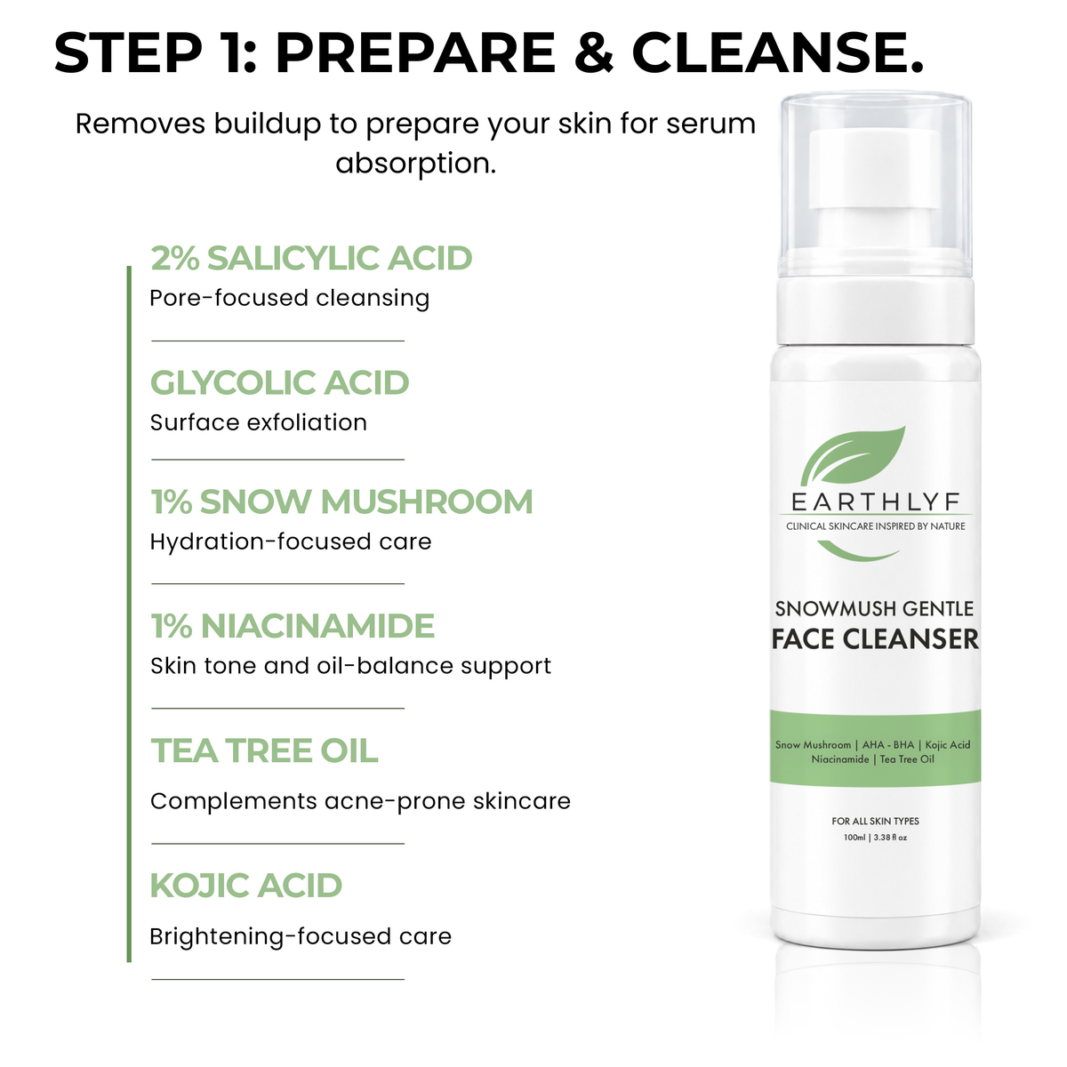 Earthlyf Snowmush Radiance Complete Kit